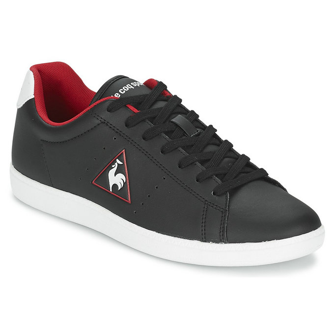 Le Coq Sportif Courtone Noir - Chaussures Baskets Basses Homme